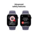 Apple Watch Series 11 GPS 46mm Silver Aluminium Case with Purple Fog Sport Band - M/L thumbnail 6