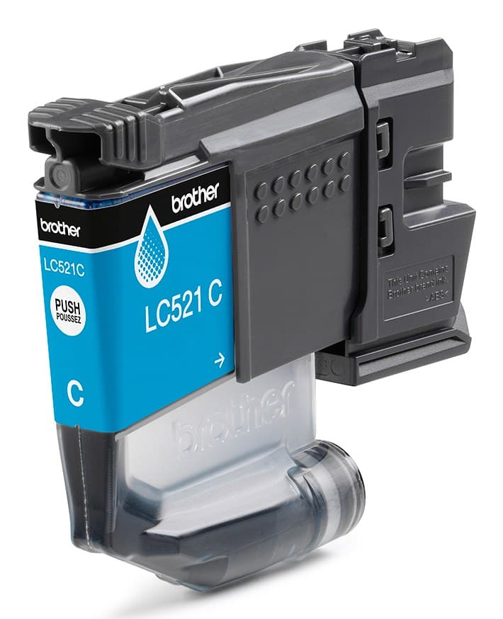 Brother LC521C Genuine Ink Cartridge - Cyan - Image 2