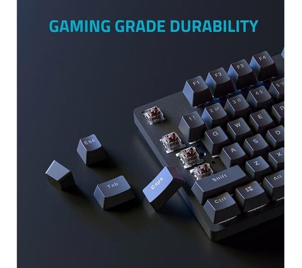 Rapoo V500PRO 2.4GHz Wireless Mechanical Gaming Keyboard Black - Full Size - Image 2