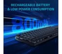 Rapoo V500PRO 2.4GHz Wireless Mechanical Gaming Keyboard Black - Full Size thumbnail 3