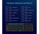 Rapoo V500PRO 2.4GHz Wireless Mechanical Gaming Keyboard Black - Full Size thumbnail 5