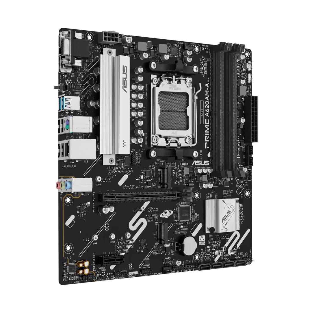 ASUS PRIME A620AM-A-CSM AMD A620A micro ATX AM5 Motherboard - Image 3