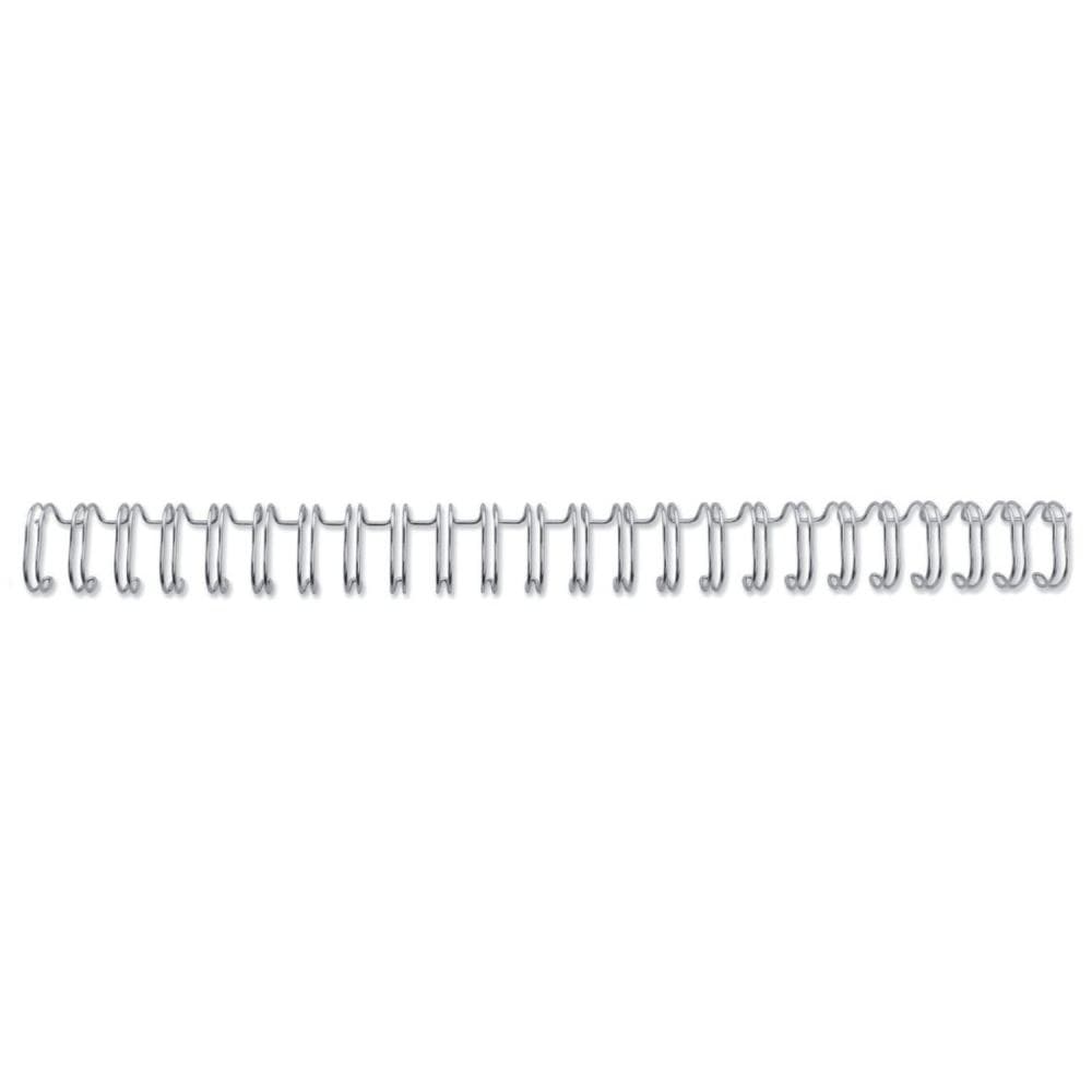 GBC 4400028 8mm A5 Silver Wire Binders - Image 1