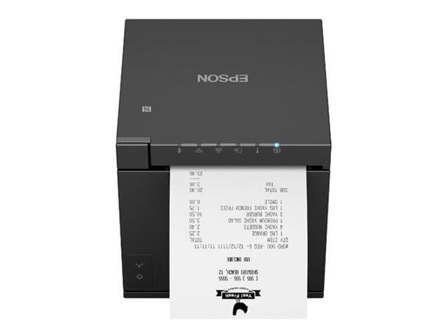 Epson TM-m30III (152) Wi-Fi + Bluetooth Receipt Printer - B/W - Thermal Line - Black - Image 2