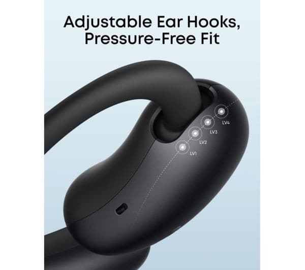 SOUNDCORE AeroFit 2 Earbuds Black - Image 4
