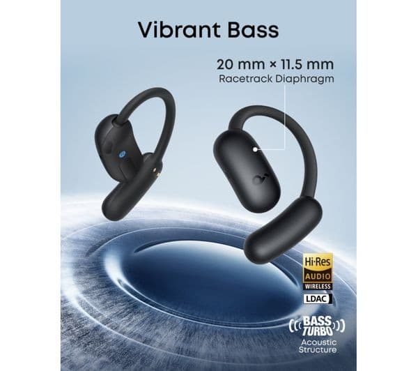 SOUNDCORE AeroFit 2 Earbuds Black - Image 6