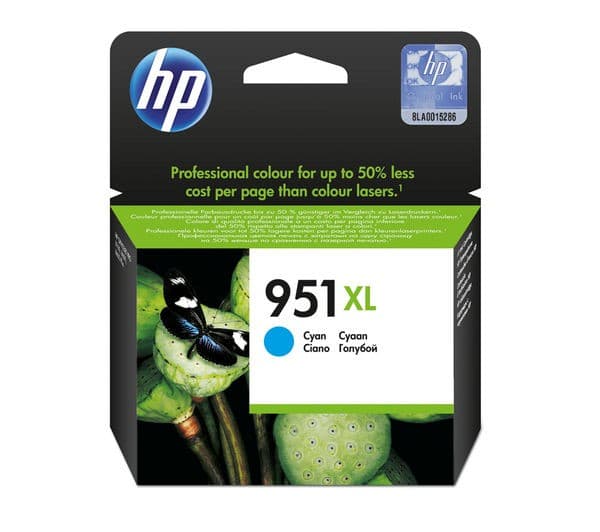 HP 951XL Original Cyan Ink Cartridge - Image 1