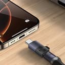 Yesido GS28 Lightning Data and Charging Adapter - USB-C, Gray thumbnail 3