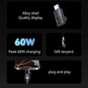 Yesido GS28 Lightning Data and Charging Adapter - USB-C, Gray thumbnail 6