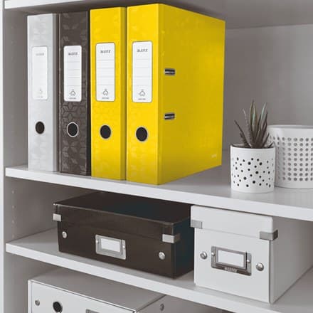 Leitz Lever Arch File 180° WOW POB/Laminated A4/80mm - Image 2