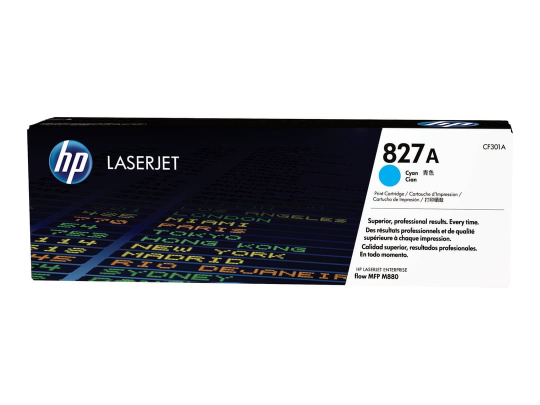 HP 827A Original LaserJet Toner Cartridge (CF301A), 32,000 Pages - Cyan - Image 1