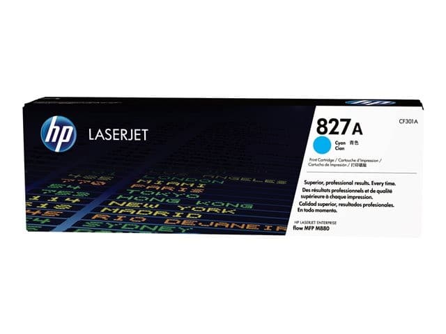 HP 827A Original LaserJet Toner Cartridge (CF301A), 32,000 Pages - Cyan - Image 4