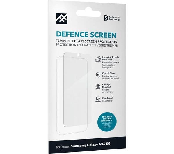 ZAGG Defence Galaxy A36 Clear Case & Screen Protector Bundle - Clear - Image 3