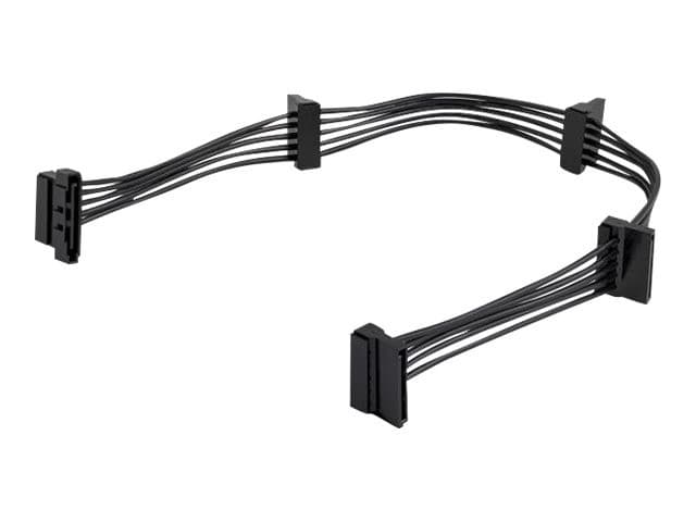 StarTech SATA Power Splitter 1x4 40cm Black - Image 1