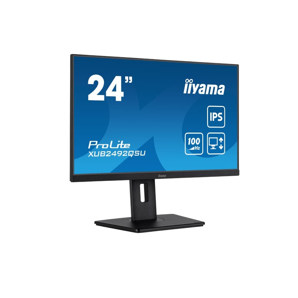 iiyama Prolite XUB2492QSU-B1 24" IPS Quad HD USB-C 15W Height Adjustable Monitor - Image 3