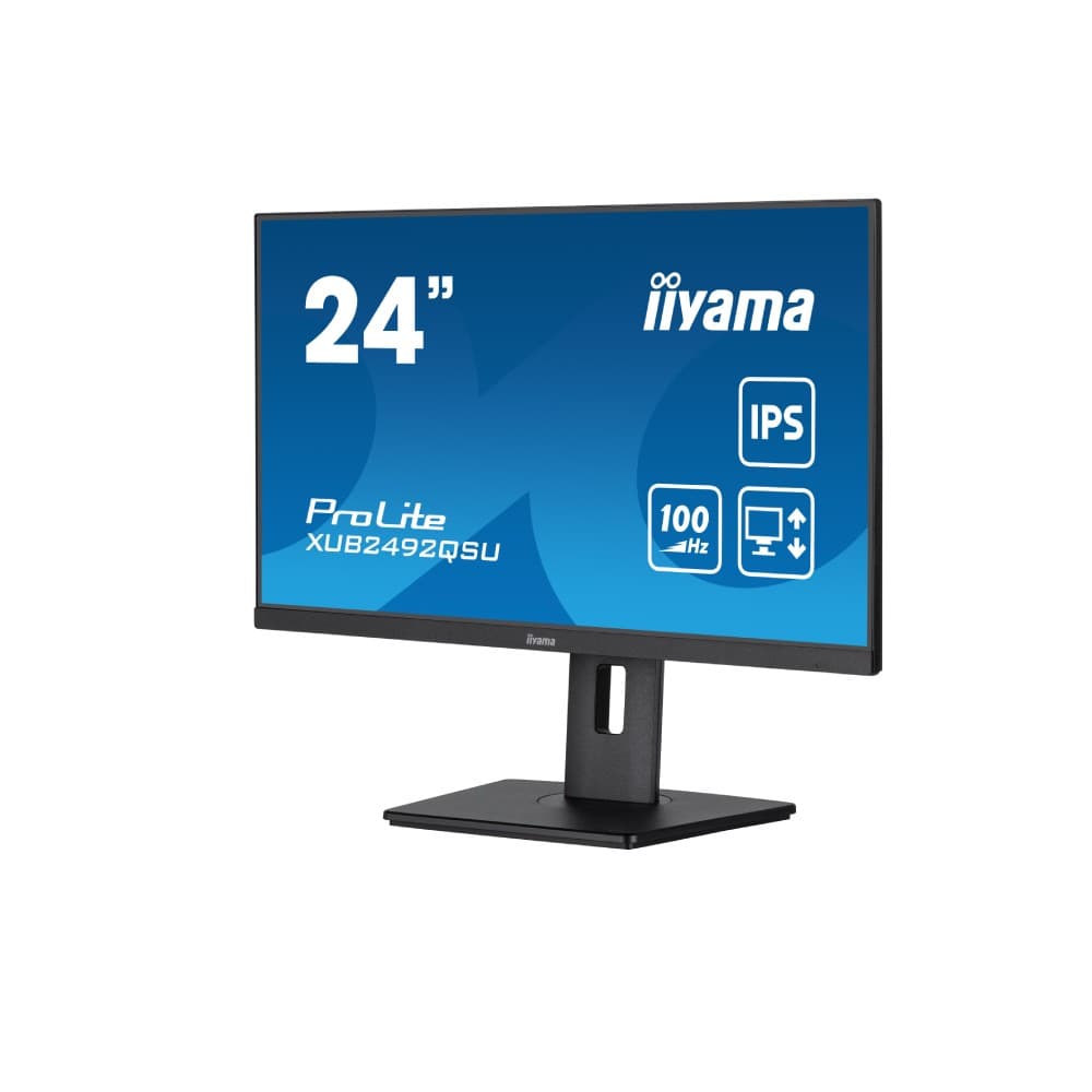 iiyama Prolite XUB2492QSU-B1 24" IPS Quad HD USB-C 15W Height Adjustable Monitor - Image 4