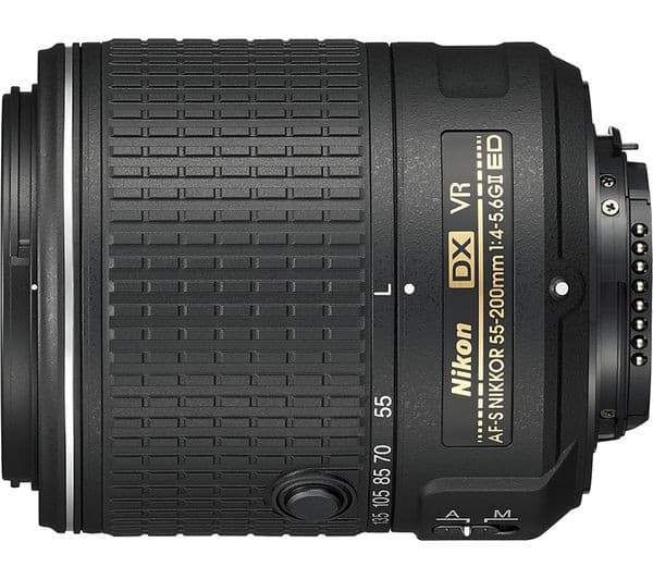 Nikon AF-S DX NIKKOR 55-200mm f/4-5.6G ED VR II Telephoto Zoom Lens - Black - Image 3