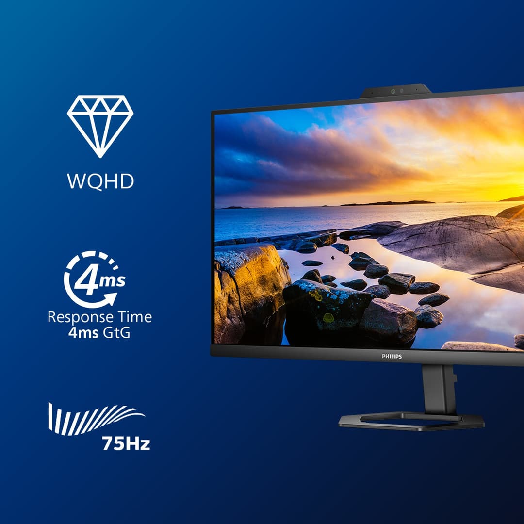 Philips 5000 series 27E1N5600HE/00 computer monitor 68.6 cm (27") 2560 x 1440 pixels Quad HD LCD Black - Image 2