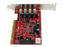 StarTech.com 4 Port PCI SuperSpeed USB 3.0 Adapter Card with SATA/SP4 Power - Quad Port PCI USB 3 Controller Card (PCIUSB3S4) - USB adapter - PCI-X - USB 3.0 x 4 thumbnail 4