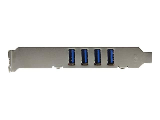 StarTech.com 4 Port PCI SuperSpeed USB 3.0 Adapter Card with SATA/SP4 Power - Quad Port PCI USB 3 Controller Card (PCIUSB3S4) - USB adapter - PCI-X - USB 3.0 x 4 - Image 6