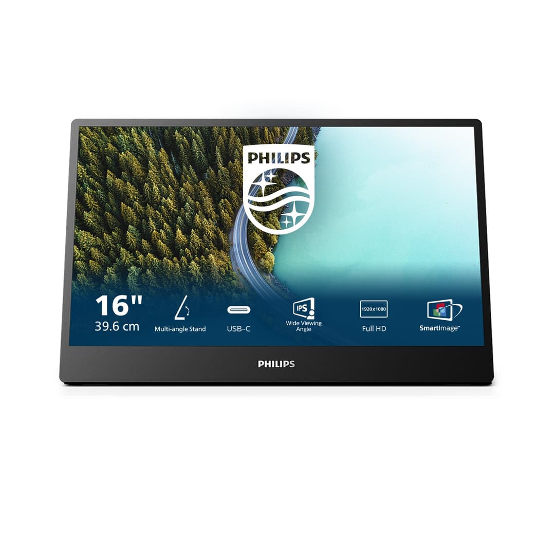 Philips 3000 series 16B1P3302/00 computer monitor 39.6 cm (15.6") 1920 x 1080 pixels Full HD LED Black - Image 2