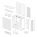 Arctic Xtender ARGB Tempered Glass w/ Vertical GPU Mount Mid Tower PC Case - White thumbnail 10