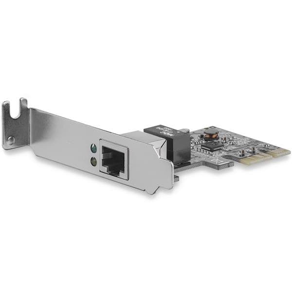 StarTech.com 1 Port PCI Express PCIe Gigabit NIC Server Adapter Network Card - Low Profile - Image 1