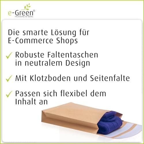 E-Green Kraft Mailer 350x250x50mm 120GSM Peel & Seal - Image 5