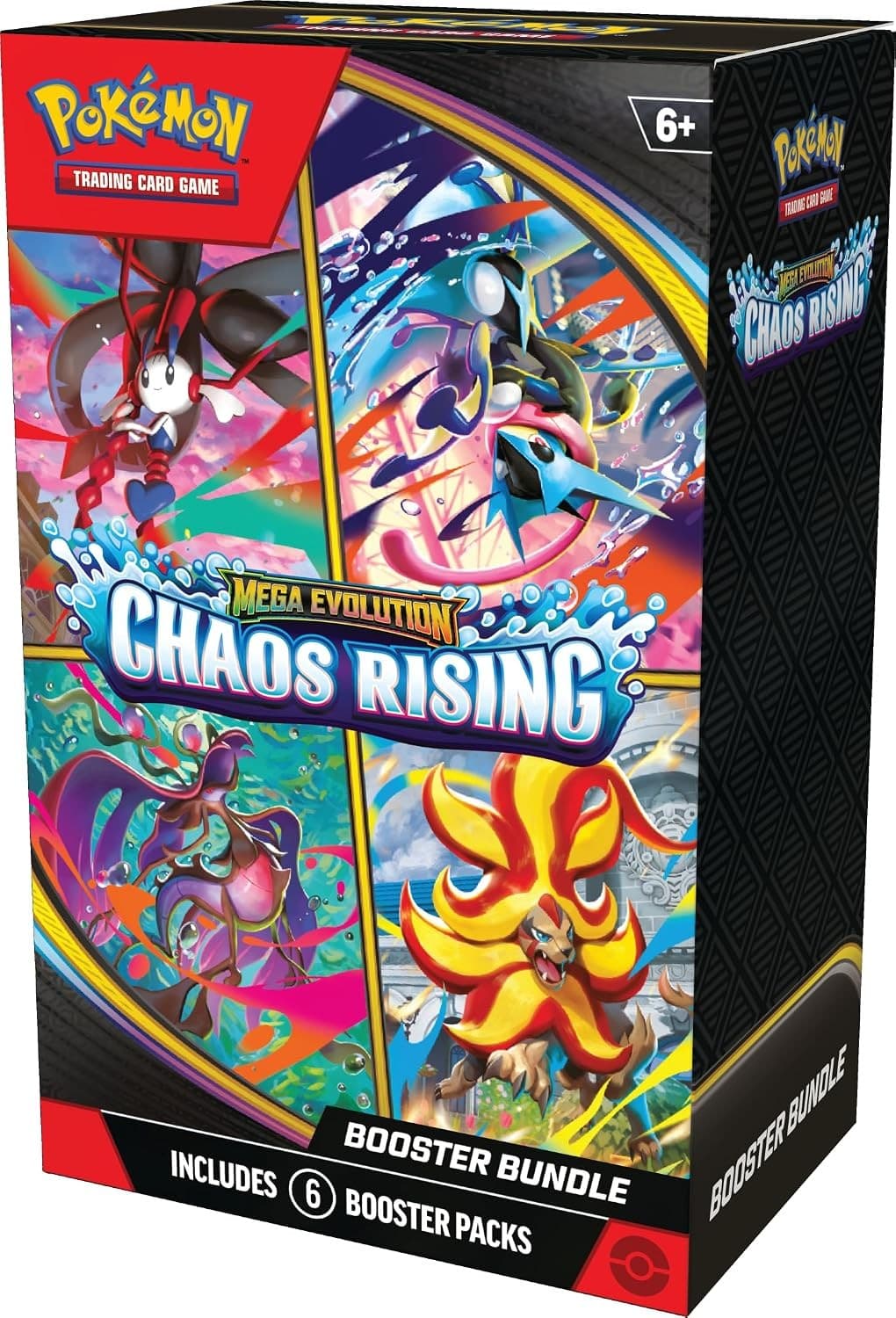 Pokémon TCG Mega Evolution: Chaos Rising Booster Bundle (6 Packs) - Image 3