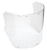 MSA 10115856 V-Gard Visor - Chemical & Splash  Propionate  Clear Tint  Molded  8  x 17  x 0.098   Nitrometer  Heavy Duty  Extra This Barrier Prevents Warping  Replaceable Eye Protection for Hard Hat - Image 3