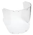 MSA 10115856 V-Gard Visor - Chemical & Splash  Propionate  Clear Tint  Molded  8  x 17  x 0.098   Nitrometer  Heavy Duty  Extra This Barrier Prevents Warping  Replaceable Eye Protection for Hard Hat thumbnail 3