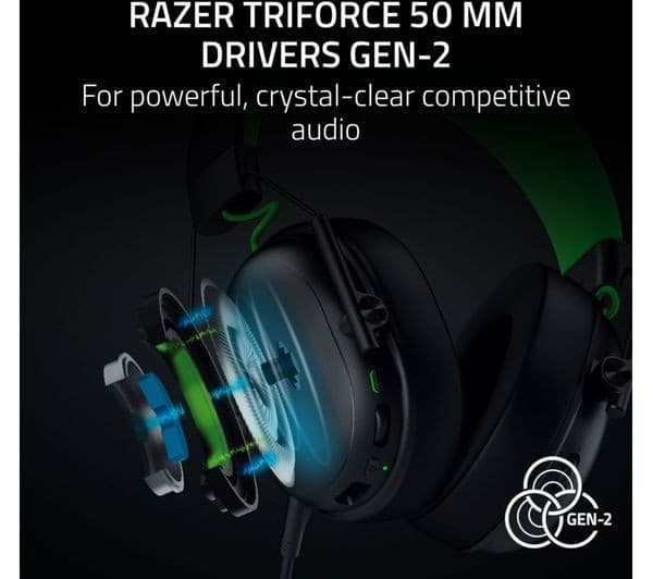Razer BlackShark V3 X HyperSpeed Wireless Gaming Headset, Black - Xbox Edition - Image 2
