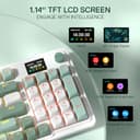 Redragon K719 Wireless Gasket Gaming Keyboard - Jade Cloud thumbnail 4