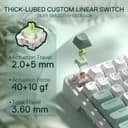 Redragon K719 Wireless Gasket Gaming Keyboard - Jade Cloud thumbnail 6