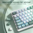 Redragon K719 Wireless Gasket Gaming Keyboard - Jade Cloud thumbnail 7