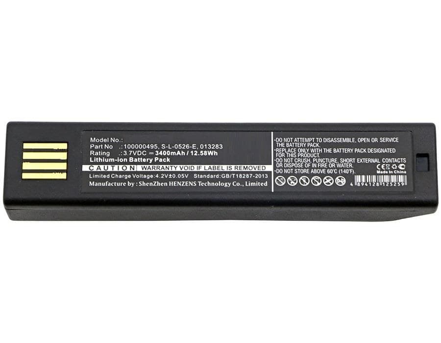 CoreParts MBXPOS-BA0114 Replacement Battery for Honeywell Scanners 3.7V 3400mAh 12.58Wh Li-ion Black, BAT-SCN01 (Voyager 1202g, Xenon 1902/1902GHD, Granit 1911i, 3820/3820i, 4620, 4820/4820i, 5620, 6320) - Image 1