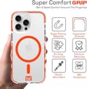 OX Grip Case for iPhone 15 Pro Max – Shockproof MagSafe Cover, Robin Red thumbnail 2
