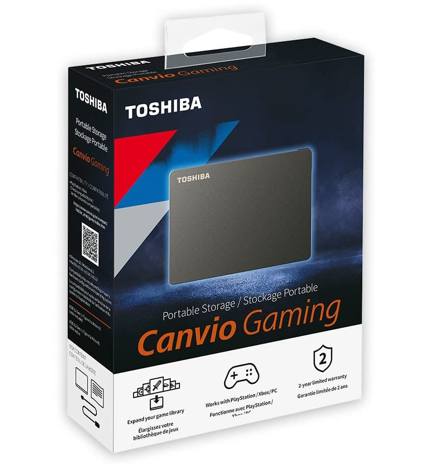 Toshiba Canvio Gaming external hard drive 4 TB 2.5" USB Type-A / USB Type-C 2.0/3.2 Gen 1 (3.1 Gen 1) Black - Image 1