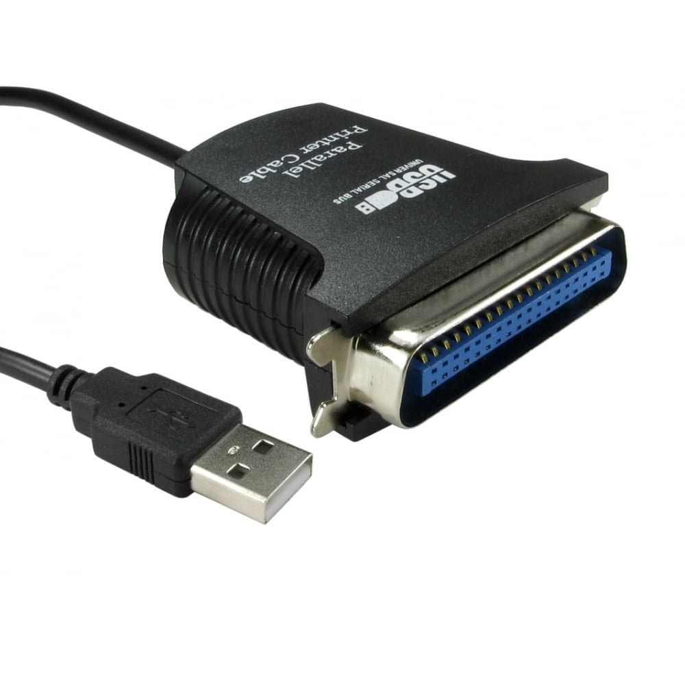 Bluecharge Direct 1m USB Type A Male to Parallel 36 Pin Centronics Male Printer Cable Lead