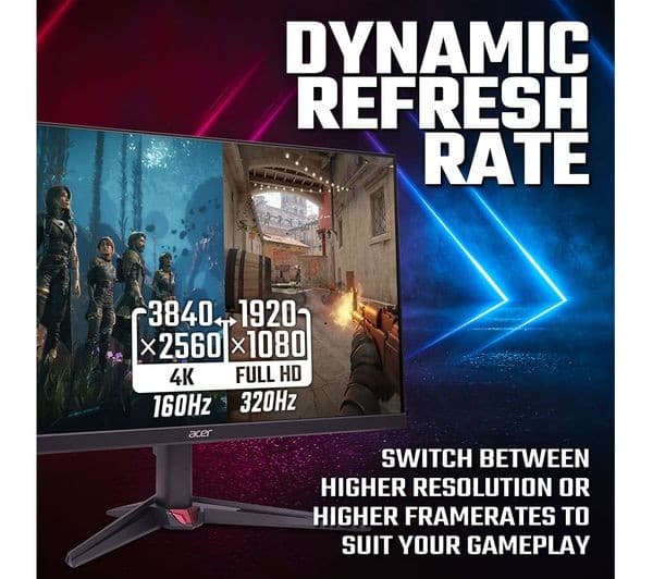 ACER Nitro VG270KV4 27" 4K Ultra HD 160Hz Black - Image 4