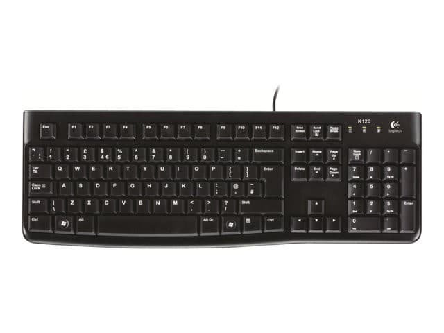 Logitech K120 Wired Keyboard Black - Spanish - Image 2