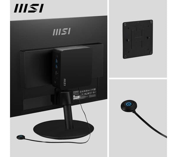 MSI Cubi NUC 1M Mini Desktop PC - Intel® Core™ 7, 1 TB SSD, Black - Image 4