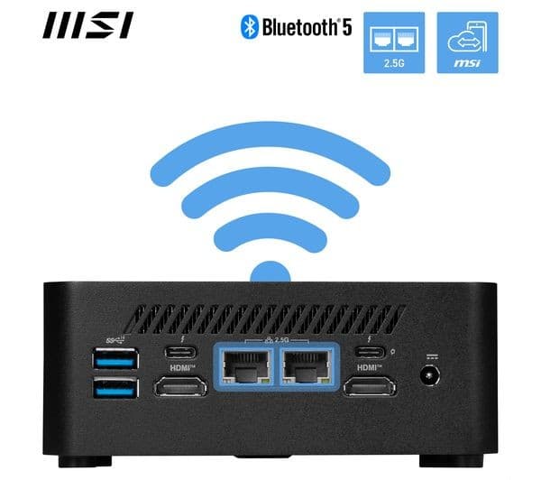 MSI Cubi NUC 1M Mini Desktop PC - Intel® Core™ 7, 1 TB SSD, Black - Image 6