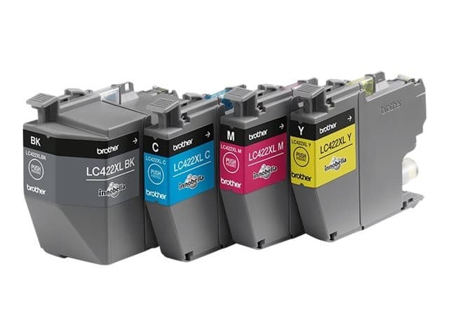 Brother LC422XL - 4-pack - black, yellow, cyan, magenta - original - ink cartridge - Image 4