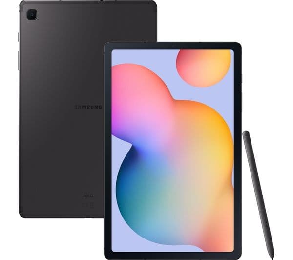 SAMSUNG Galaxy Tab S6 Lite 10.4” 4G Tablet - 128 GB, Oxford Grey - Image 1
