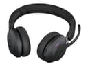 Jabra Evolve2 65 Stereo Wireless Headset - Black - MS Teams - USB-C - With Charging Stand thumbnail 4