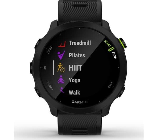 Garmin Forerunner 55 42mm GPS Running Smartwatch - Black - Image 2