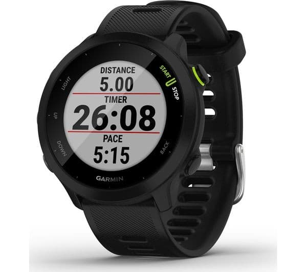 Garmin Forerunner 55 42mm GPS Running Smartwatch - Black - Image 7