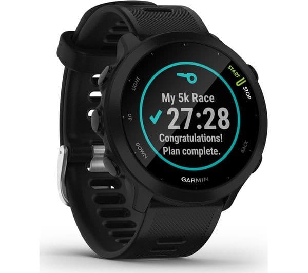 Garmin Forerunner 55 42mm GPS Running Smartwatch - Black - Image 9