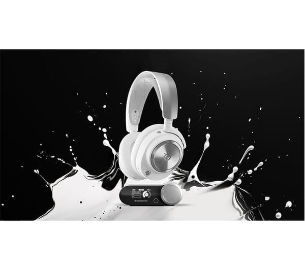 SteelSeries Arctis Nova Pro Wireless Headphones White - Image 9